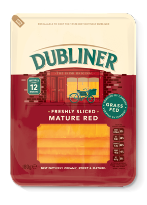 Dubliner Mature Red 180g Sliced pack