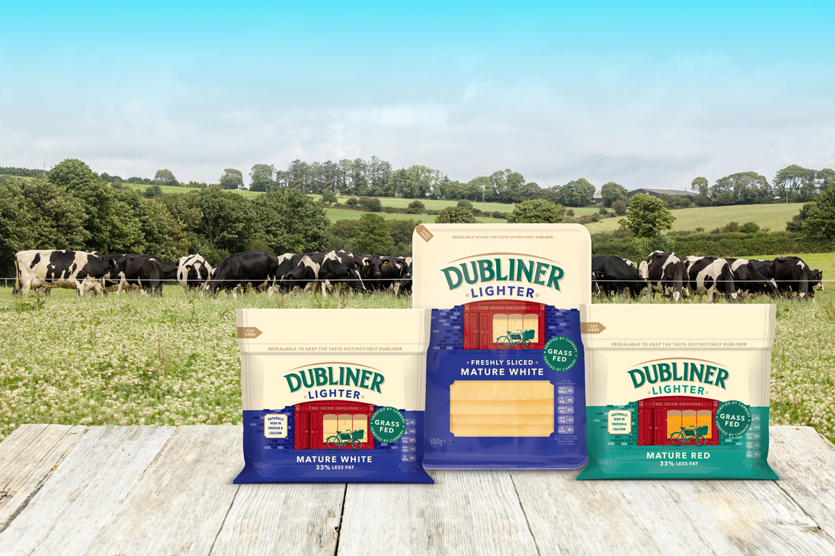 Dubliner Lighter packs on show on dairy farm