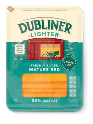 Dubliner Lighter White 180g Sliced