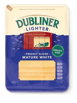 Dubliner Lighter White 180g Sliced